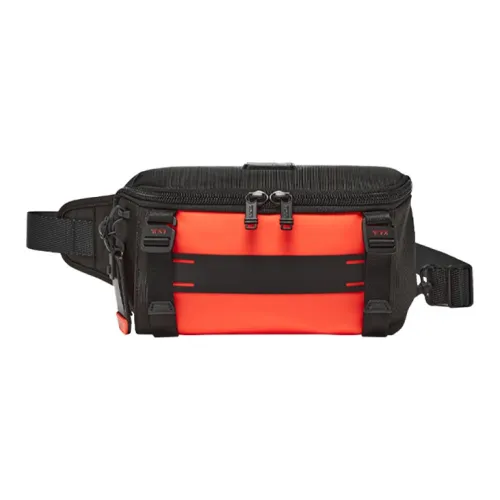 TUMI Alpha Bravo Полиамид Слинг-Сумка Поясная Сумка Сумка через плечо Мужская Черная Пламя Красная