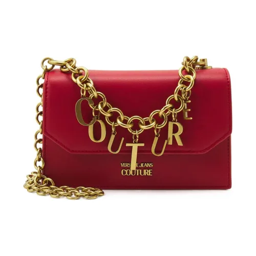 VERSACE JEANS COUTURE Кожа Сумка через плечо Женская Красная