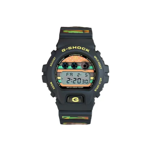 CASIO G Shock Collection Кварцевый механизм Смольный ремешок Часы Унисекс Серый циферблат