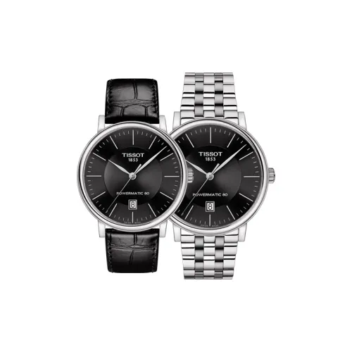 Tissot Автоматический Механический Movement Унисекс Carson Elite Series Часы 40 мм Черные