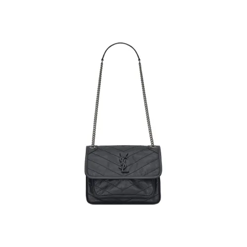 SAINT LAURENT Niki Кожа Хобо Сумка Сумка через плечо Мини Женский