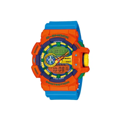 Casio Кварцевый механизм Мужские часы Liquid Crystal/Analog Dual Display Series 55мм*51,9мм