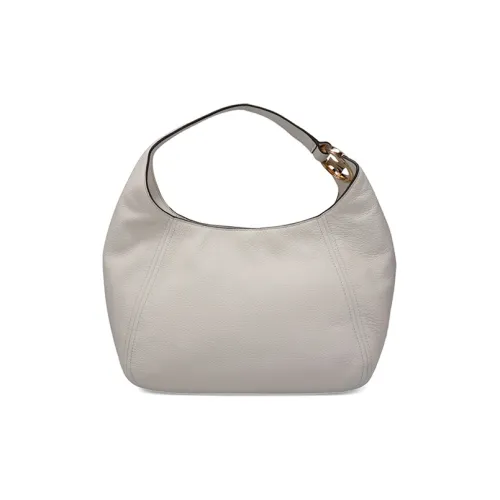 MICHAEL KORS Fulton Коровья кожа Сумка-полумесяц Сумка на плечо Сумка Большая Женская Белая