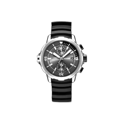 IWC Автоматический Механический Мужской Часы Ocean Time Series 44 мм Черные