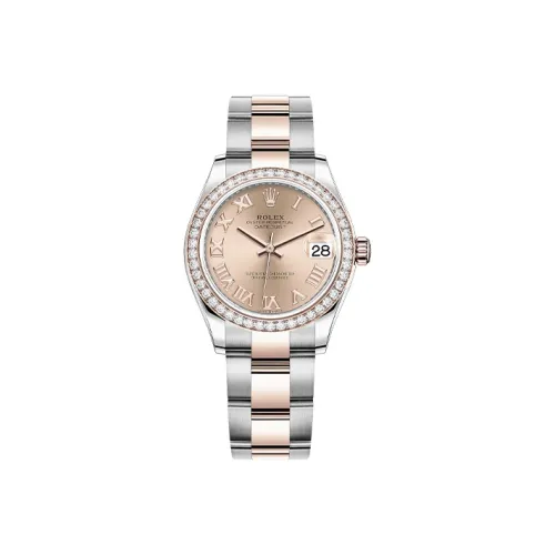 ROLEX Автоматический Механический Movement Женские часы Log Series Розовый