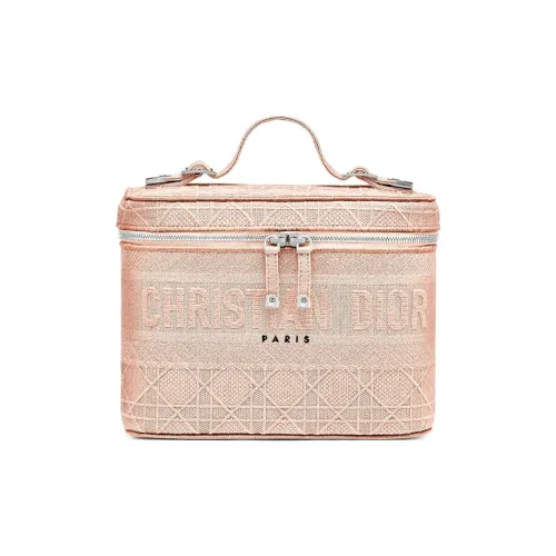 DIOR DiorTravel Холст Туалетная сумка сумка для путешествий сумка для хранения сумка косметичка женская розовая