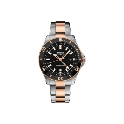 Mido Автоматический Механический Механизм Мужские Часы Leader Submariner 44мм*44мм*13,3мм Черные