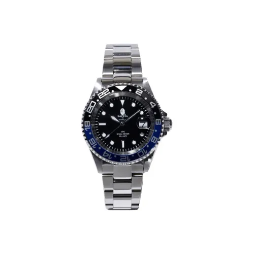 A BATHING APE Механическое движение, унисекс, Bape Watch, 40 мм, черный