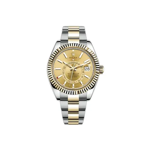 Rolex Автоматический Механический Механизм Мужской Длинный Диапазон Часы Explorer Series 42 мм Золото