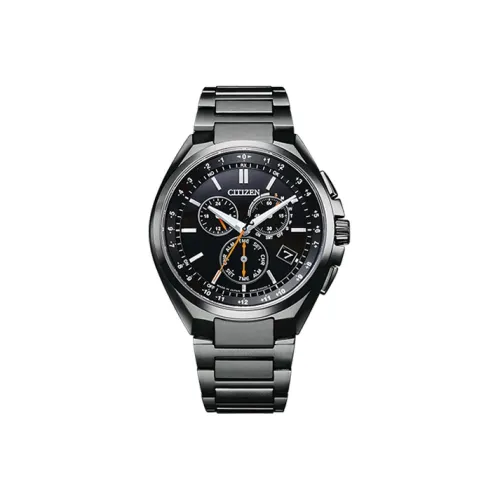 CITIZEN Ecology Drive Collection Светильник Кварцевый механизм Титан Ремешок Часы Мужские Черный циферблат CB5045 60E