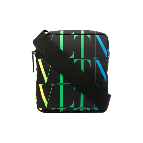 Valentino Телячья кожа Сумка через плечо Мужская Черная