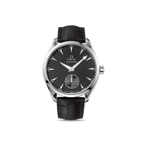 OMEGA Мужские часы с ручным заводом, механизм, 49,2 мм, черный