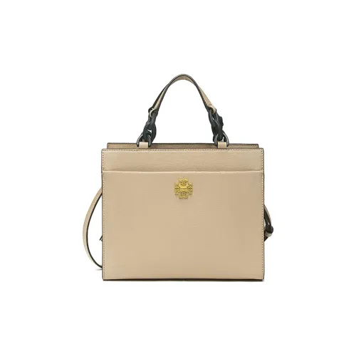 Tory Burch ELEANOR Кожа Сумка через плечо Сумка Обычная Женская Слоновая Серый