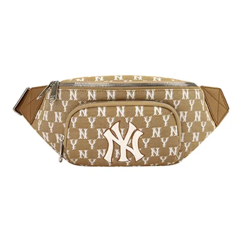 MLB MONOGRAM Коллекция Ткань Комбинированная Сумка Через плечо Бананка Стандартная Унисекс Хаки