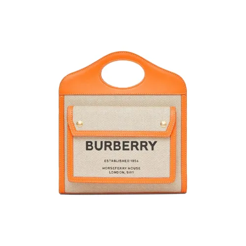 Burberry Карманная сумка хлопковая сумка сумка через плечо сумка на плечо мини женская апельсин