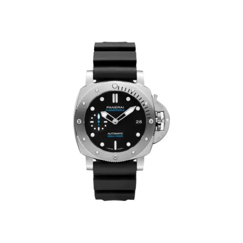 PANERAI Автоматический Механический Механизм Мужские Часы SUBMERSIBLE Collection 42 мм Черные