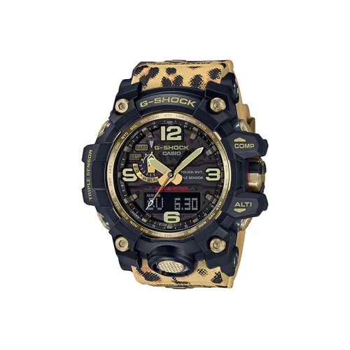 CASIO Мастер OF Land Series Theme Series Солнечный кварцевый механизм Часы Мужские Черный циферблат GWG 1000WLP 1A