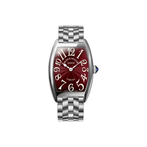 FRANCK MULLER Кварцевый механизм Женские часы CINTRÉE CURVEX 35мм*25мм Красный