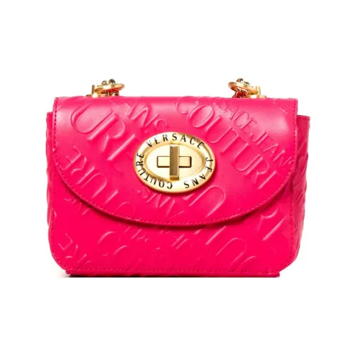 VERSACE JEANS COUTURE ПУ (полиуретан) Сумка через плечо Женская Розово-фиолетовая