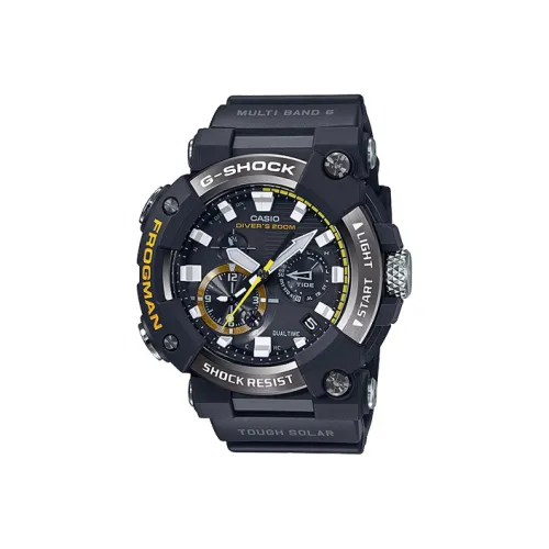CASIO г Shock Nautical Collection Мастер OF Кварцевый механизм Смола Ремешок Часы Мужские Черный Циферблат