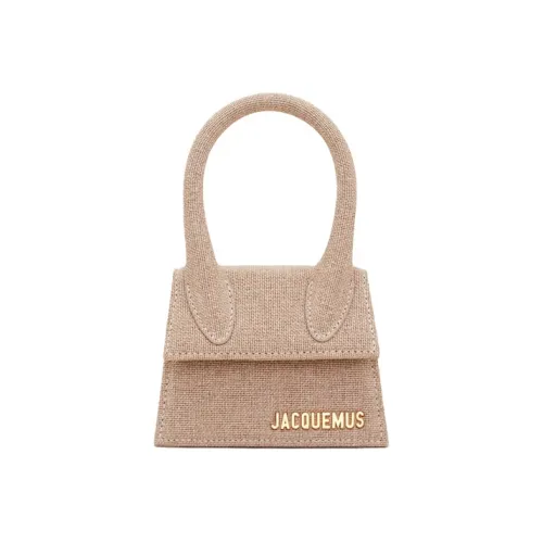 Jacquemus Вискоза и Лен Сумка Мини Женская Темно-Бежевая