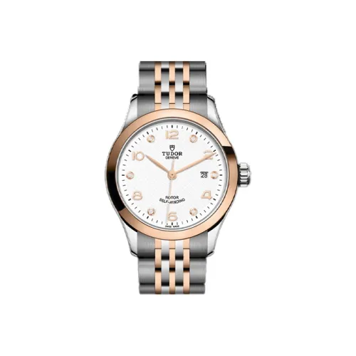 Tudor 1926 Collection Автоматический Механический Механизм Женские Часы 28 мм Белый Циферблат Полированный Стальной Корпус Часов Стальной Ремешок