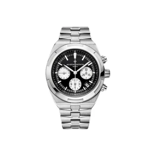 VACHERON CONSTANTIN Автоматический Механический Мужской Часы Longitudinal and Lateral Collection OVERSEAS 42,5 мм Черные