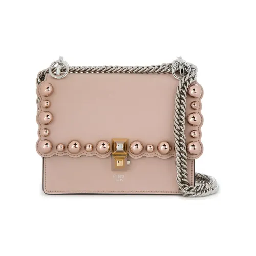 FENDI Kan I Кожа Сумка через плечо Маленькая Женская Розовая