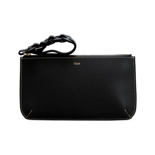 Chloe Chloé сумки Телячья кожа Клатч Женские Черный