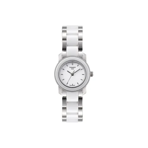 Tissot Quartz Movement Женские T Lady Collection Часы 28 мм Белые