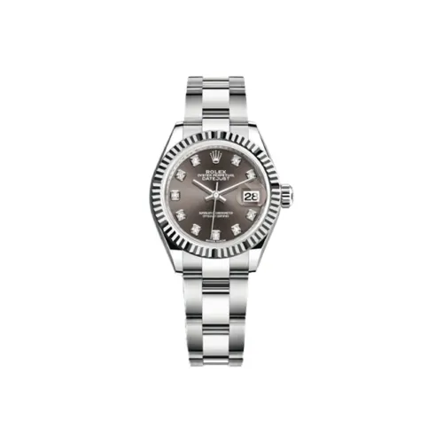 ROLEX Автоматический Механический Movement Женские Women's Apparel Log Series Часы 28 мм Серые