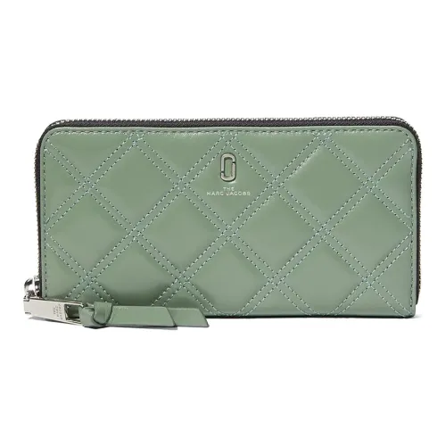 MARC JACOBS Sheepskin Wallet Women's Green