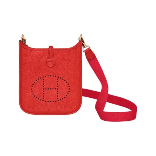HERMES Evelyne Мини Женские True Дворцовый Красный