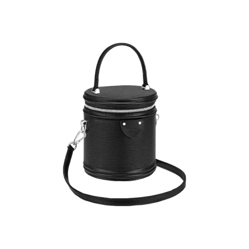 LOUIS VUITTON Cannes Кожа Fortune Bucket Цилиндрическая Сумка Сумка Обычный Женский Черный