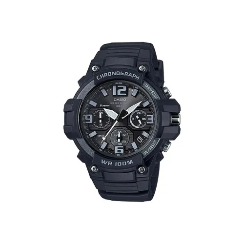 Коллекция CASIO Volkswagen Pointer Series Кварцевый механизм Часы Мужские Черный циферблат MCW 100H 1A3