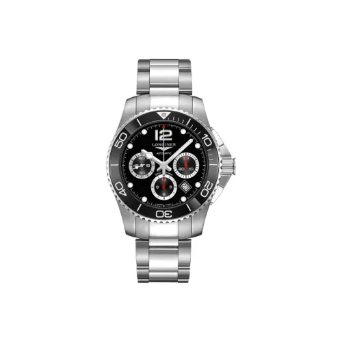 LONGINES Автоматический Механический Механизм Мужские Часы Comcast Diving Collection 43 мм Черные