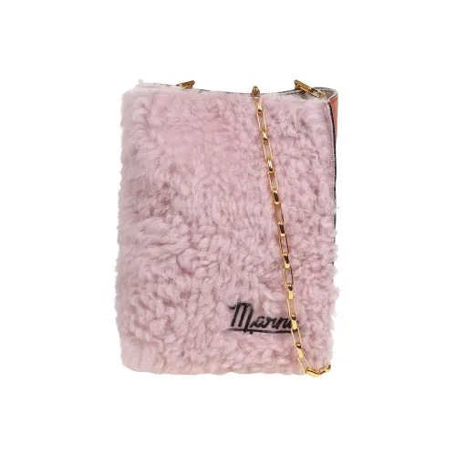 MARNI Шерсть Сумка Сумка через плечо Мини Женская Розовая