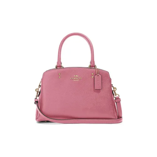 COACH Lillie Коровья кожа Одно плечо Сумка Средний Женский Розовый