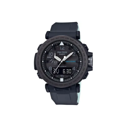 CASIO PRO TREK Collection PRG Кварцевый механизм Силиконовый ремешок Часы Мужские Черный циферблат