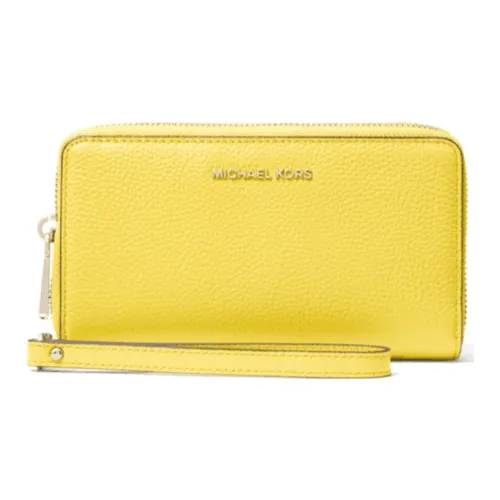 MICHAEL KORS MICHAEL KORS Luggage Collection Кожа Клатч Кошелек Женские Подсолнечно-желтый