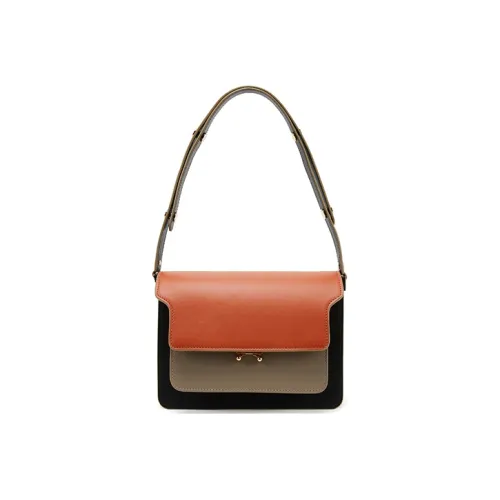 MARNI Основная часть Телячья кожа Аккордеонная сумка Сумки через плечо Сумка на плечо Женская