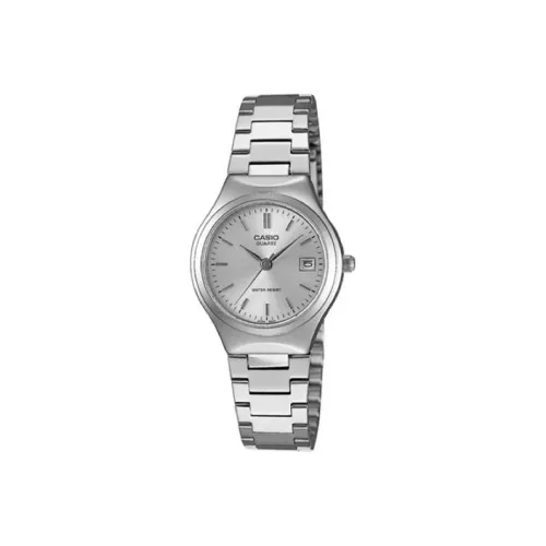 CASIO Standard Series Кварцевый механизм часы с ремешком из нержавеющей стали женские часы серебристый циферблат