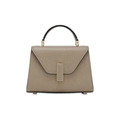 Valextra Iside Micro Телячья кожа Сумка через плечо Сумка через плечо Экстра мини Женская Серый