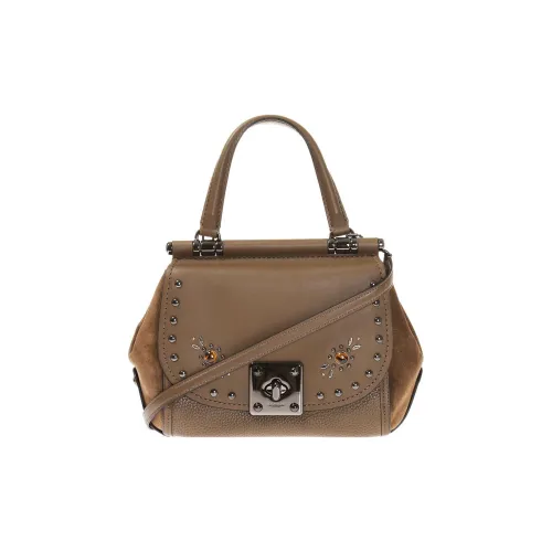 COACH Drifter Кожа с Замшей Сумка через плечо Средняя Женская Темный цвет Бронза