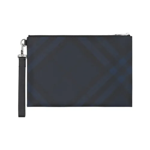 Burberry Хлопок Клатч Стандартный Мужской Морской Синий Черный