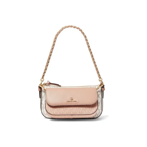 MICHAEL KORS Jet Set Charm Кожа Сумка через плечо Женская Розовая Белая Многоцветная