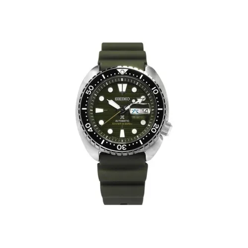 SEIKO Автоматический Механический Механизм Мужские часы Prospex 45 мм Зеленый