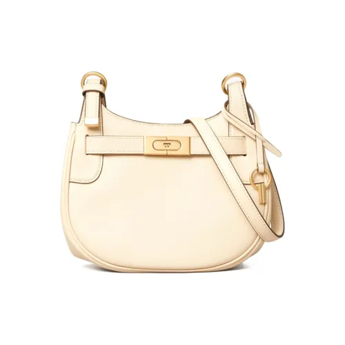 TORY BURCH Lee Radziwill Коровья кожа Седло Сумка Сумка через плечо Сумка Женская Кремово-белая