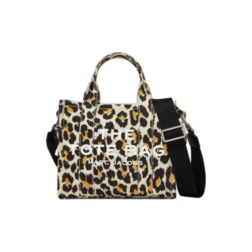 MARC JACOBS Traveler Холст Хлопок Сумка Тоут Мини Женская Коричневая Черная