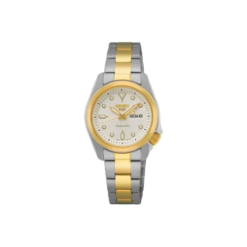 SEIKO Механические Мужские Часы 28 мм Белые